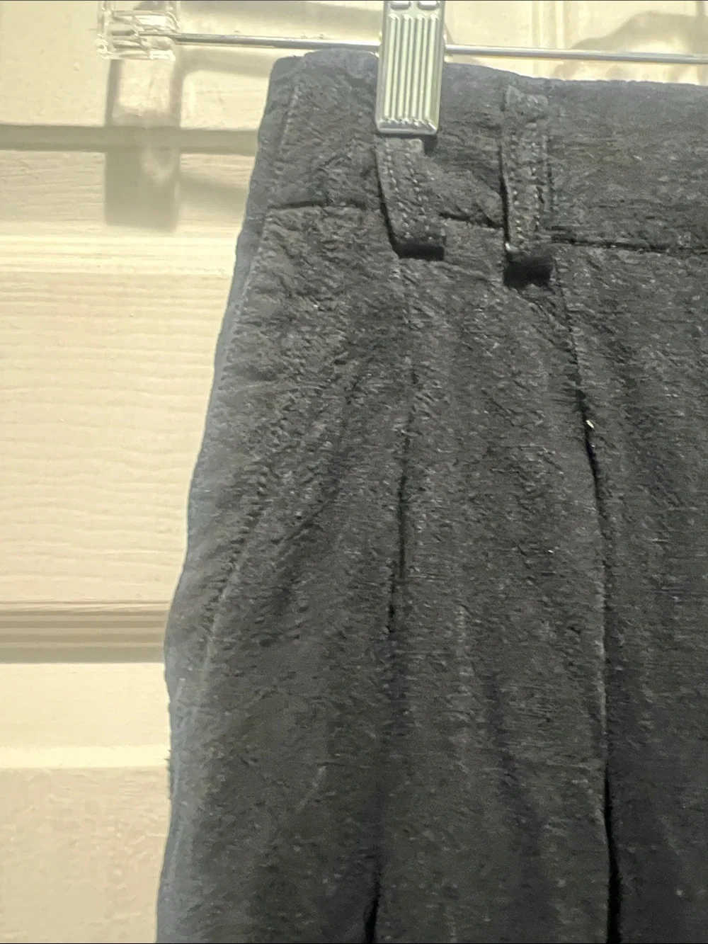 Free People Black Straight-Leg Pants